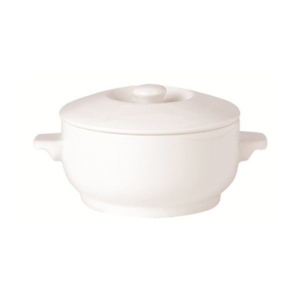 Simplicity Soup Bowl Covered Complete - 42.5cl (15oz)