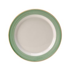 Rio Green Plate Slimline - 25.5cm (10