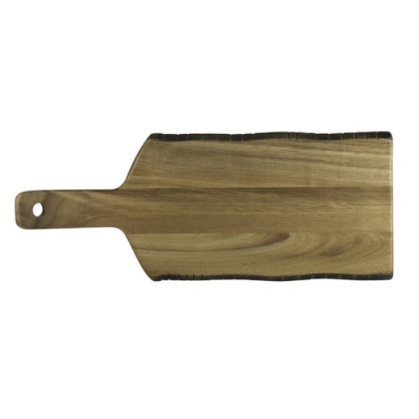 Creations Wood Serving Board Rustic Edge Acacia - 40.5cm x 16.5cm (16" x 6 1/2")