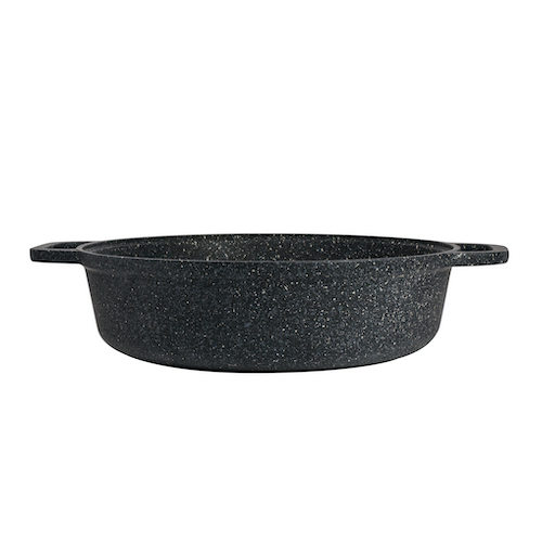 Black Granite Folio Cookware Round Induction Buffet Pot W/Tempered ...