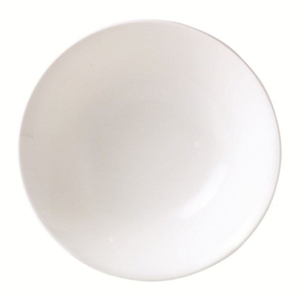 Monaco White Bowl Oatmeal 16.5cm 6 1/2