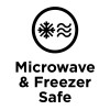 Microwave and Freezer safe